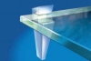 Glasplattenträger KONO, ZN22 - Zink Edelstahlfinish